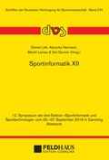 Cover: Sportinformatik XII - Feldhaus