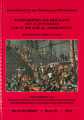 Cover: Auswanderer aus dem alten Amt Cloppenburg - Heimatbund Oldenburger M&uuml;nsterland