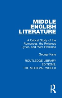 Enlarge image Cover: Middle English Literature - Routledge