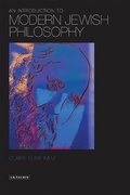 Cover: An Introduction to Modern Jewish Philosophy - I.B. Tauris