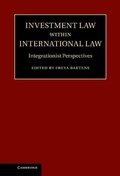 Abbildung von: Investment Law within International Law - Cambridge University Press