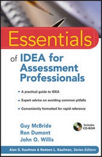 Enlarge image Cover: Essentials of IDEA for Assessment Professionals - Wiley