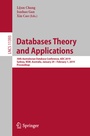 Cover: Databases Theory and Applications - Springer