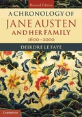 Cover: A Chronology of Jane Austen and her Family - Cambridge University Press