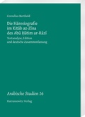 Cover: Die H&auml;resiografie im Kitab az-Zina des Abu ?atim ar-Razi - Harrassowitz Verlag