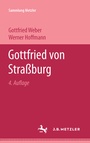 Cover: Gottfried von Straßburg - J.B. Metzler