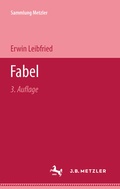 Cover: Fabel - J.B. Metzler
