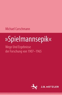 Enlarge image Cover: "Spielmannsepik" - J.B. Metzler