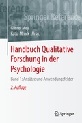 Bild: Handbuch Qualitative Forschung in der Psychologie - Springer