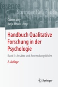 Cover: Handbuch Qualitative Forschung in der Psychologie - Springer