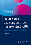 Cover: Unternehmenssteuerung durch den Finanzvorstand (CFO) - Springer Gabler