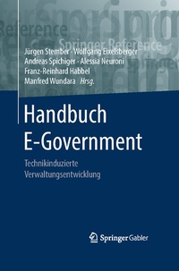 Enlarge image Cover: Handbuch E-Government - Springer Gabler