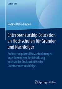 Abbildung von: Entrepreneurship Education an Hochschulen für Gründer und Nachfolger - Springer Gabler