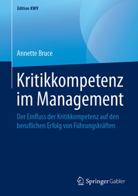 Abbildung von: Kritikkompetenz im Management - Springer Gabler