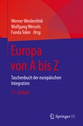 Cover: Europa von A bis Z - Springer VS
