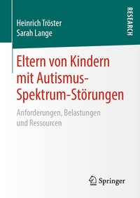 Abbildung von: Eltern von Kindern mit Autismus-Spektrum-Störungen - Springer