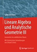 Cover: Lineare Algebra und Analytische Geometrie III - Springer Spektrum