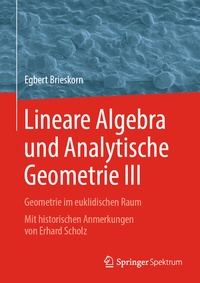 Abbildung von: Lineare Algebra und Analytische Geometrie III - Springer Spektrum