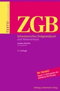 Cover: Texto ZGB - Helbing & Lichtenhahn