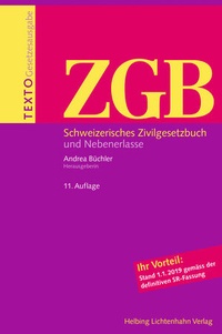 Enlarge image Cover: Texto ZGB - Helbing & Lichtenhahn