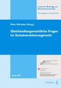 Cover: Gleichstellungsrechtliche Fragen im Sozialversicherungsrecht - Schulthess Juristische Medien