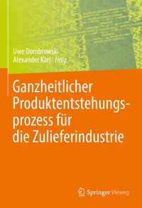 Abbildung von: Ganzheitlicher Produktentstehungsprozess für die Zulieferindustrie - Springer Vieweg