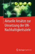 Cover: Aktuelle Ans&auml;tze zur Umsetzung der UN-Nachhaltigkeitsziele - Springer Spektrum