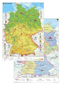 Abbildung von: Deutschland physisch/politisch - Stiefel Eurocart