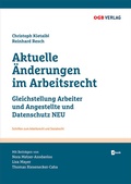 Cover: Aktuelle &Auml;nderungen im Arbeitsrecht - &Ouml;GB Verlag