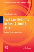Cover: Civil Law Reforms in Post-Colonial Asia - Springer