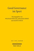 Abbildung von: Good Governance im Sport - Mohr Siebeck