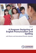 Cover: A Program Designing of English Pronunciation and Spelling - LAP Lambert Academic Publishing