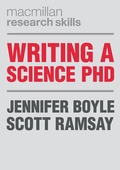 Cover: Writing a Science PhD - Bloomsbury Academic