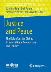 Enlarge image Cover: Justice and Peace - Springer VS