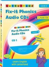 Enlarge image Cover: Fix-it Phonics - Level 2 - Audio CD Pack (2nd Edition) - Letterland International