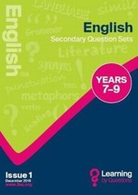 Enlarge image Cover: English Primary Question Sets YEARS 7-9 - Learning by Questions Ltd