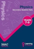 Cover: Physics Secondary Question Sets YEARS 7-9 - Learning by Questions Ltd