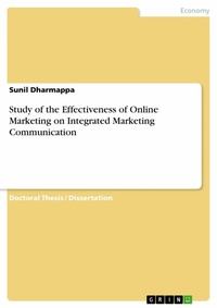 Abbildung von: Study of the Effectiveness of Online Marketing on Integrated Marketing Communication - GRIN Verlag