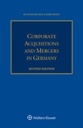 Cover: Corporate Acquisitions and Mergers in Germany - Kluwer Law International