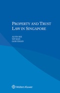 Cover: Property and Trust Law in Singapore - Kluwer Law International