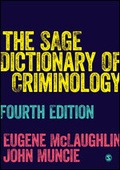 Cover: The SAGE Dictionary of Criminology - SAGE Publications Ltd