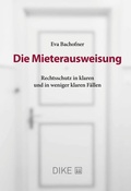 Cover: Die Mieterausweisung - Dike Verlag Z&uuml;rich