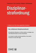 Cover: Disziplinarstrafordnung. - Dike Verlag Z&uuml;rich