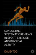 Cover: Conducting Systematic Reviews in Sport, Exercise, and Physical Activity - Palgrave Macmillan