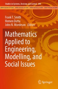 Enlarge image Cover: Mathematics Applied to Engineering, Modelling, and Social Issues - Springer