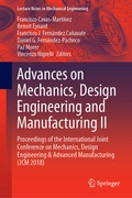 Cover: Advances on Mechanics, Design Engineering and Manufacturing II - Springer