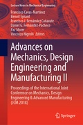Cover: Advances on Mechanics, Design Engineering and Manufacturing II - Springer