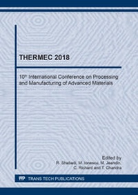 Enlarge image Cover: THERMEC 2018 - Trans Tech Publications Ltd
