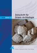 Cover: Zeitschrift f&uuml;r Orient-Arch&auml;ologie - Mann, Gebr.