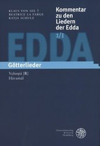 Abbildung von: Kommentar zu den Liedern der Edda / Götterlieder - Universitätsverlag Winter